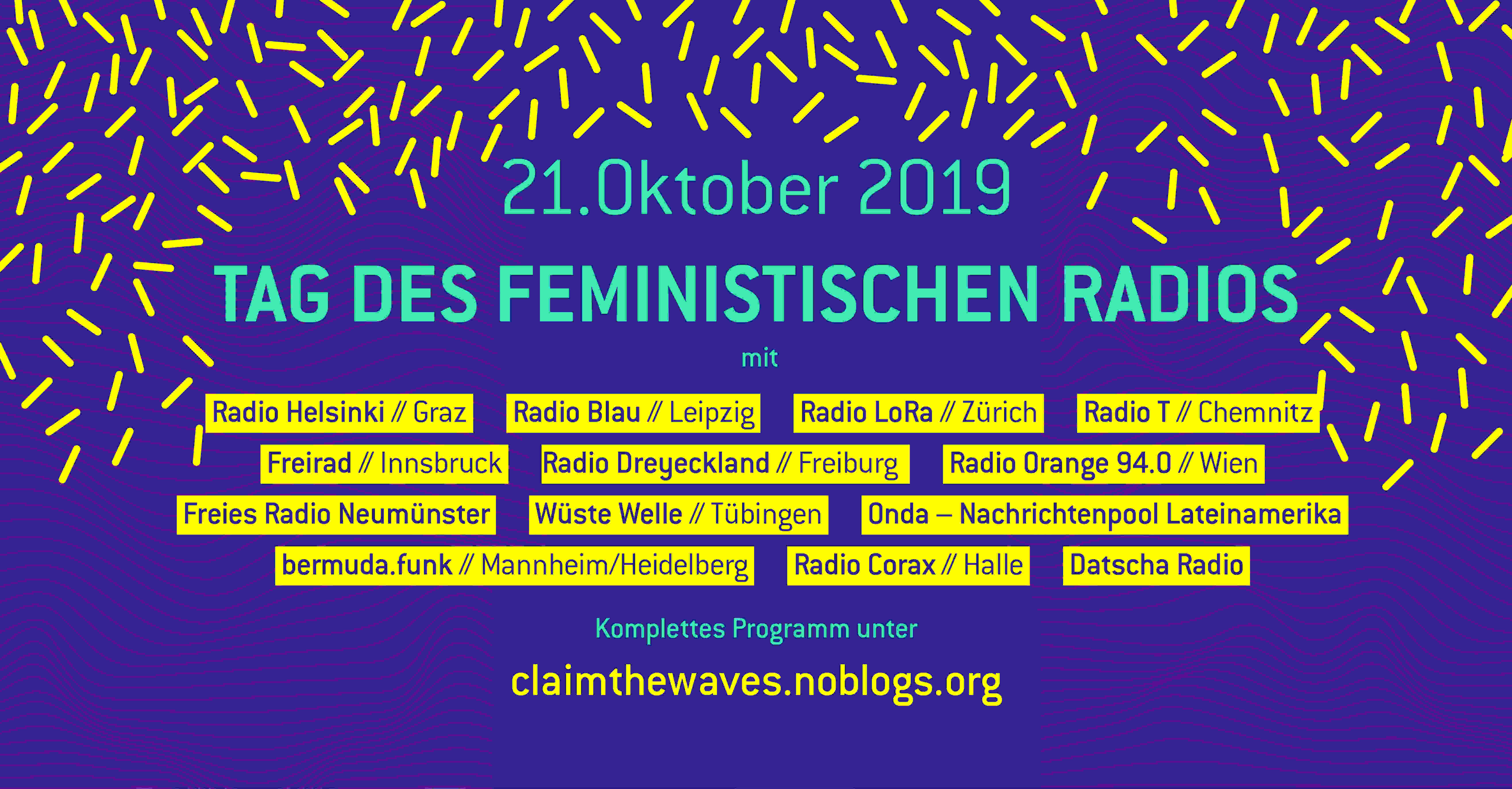 Banner feministische Radiotage